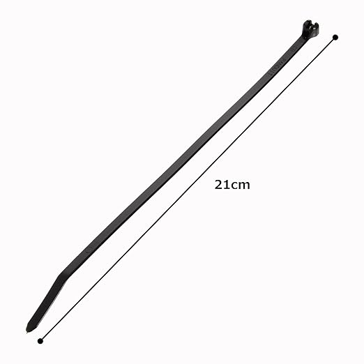 Panduit BT1M-M0 Cable Tie, Metal Barb, Miniature, Weather Resistant Nylon 6.6, 4.0-Inch Length, Black, (1,000-Pack)