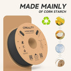 Official Creality Hyper PLA Filament 1.75mm, High Speed PLA 30-600mm/s Rapid 3D Printer Filament, Dimensional Accuracy +/-0.02mm, Fit Most FDM 3D Printers, 1KG(2.2lbs) Spool Black