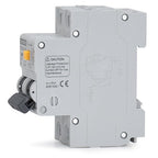 Ground Fault Circuit Breaker, 63 Amp 120V AC DIN Rail Mount Residual Current Circuit Breaker, Thermal-Magnetic Trip, Earth-Leakage Protection 30mA 1PN RCBO C63