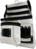 Professional Leather Tool Bag, Top-Grain Leather, Organizer, Protects Tools, Enhances Work Efficiency