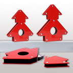 Welding Magnets 50LBS Pack of 4 Magnetic Welding Holder Heavy Duty Welding Magnet Tools and Accessories for 45, 90, and 135 Degree Angles Super Strong Welding Magnets and Clamps