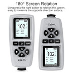 ERAY Mil Thickness Gauge, Coating Thickness Gauges, Paint Depth Gauge Meter with Backlight LCD Display for Car Automotive, Limit Alarm/Data Storage/Export Data/PC Software Analysis (Grey)