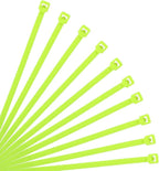 XINGO 8 Inch Cable Zip Ties (500 Pack), 40 Lbs Tensile Strength-Heavy Duty, Self-Locking Nylon Plastic Nylon Wire Ties for indoor and outdoor use(Apple Green)