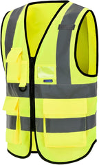 A-SAFETY 5 Pack High Visibility reflective Vest for men(XXXL)