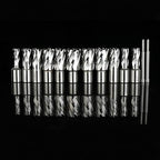 OSCARBIDE Annular Cutter Set 13pcs,1" Cutting Depth,3/4" Weldon Shank, 7/16 to 1-1/16 inch Cutting Diameter Mag Drill Bits for Magnetic Drill Press with 2 pcs Pilot Pins