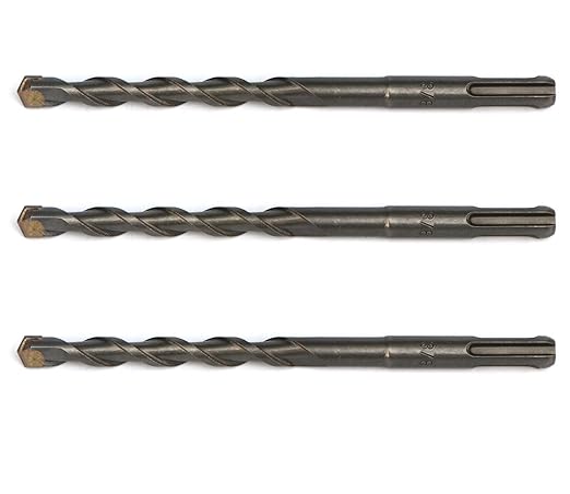 3PCS, 3/8" x 6", SDS Plus, Hammer Drill Bits, Rotary Hammer Drill Bits