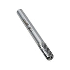 Premium Solid Carbide Rotary Burr, 1/4" Shank, SC-1 Cylindrical Ball Nose, Professional Grade Cutter for Metal, Wood & Plastic, Ideal for Deburring, Grinding & Detailing by LU&MN