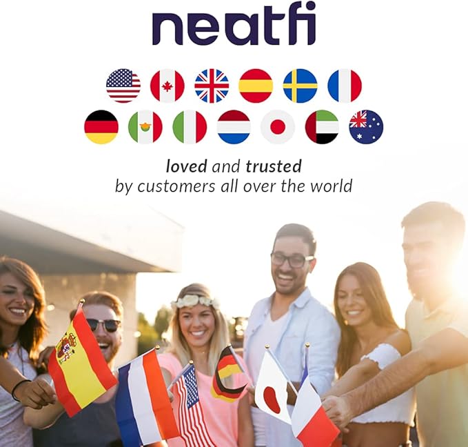 Neatfi Elite XL HD Bifocals Super LED Magnifying Lamp with Clamp, Glass Lens, 6500K, Glare-Free, Nonpolar Dimming (6 Inch Lens, Black)