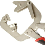 Monster & Master Welding Pipe Plier Clamp, Fast Release, C-Clamp Locking with Large V-Pads, 10 Inch, 1pcs, ATHUS-MM-WLP-S9