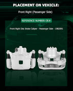 SCITOO Front Right Brake Caliper With Bracket 19B2691 Compatible For INFINITI I35 2002-2004, For Nissan Altima 2002-2006, For Nissan Maxima 2002-2003