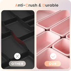 A-LuGei 【𝟰𝟮𝗣𝗖𝗦】【Pink】 Tool Box Organizer Tray Divider Set, Desk Drawer Organizer, Garage Organization and Storage Toolbox Accessories for Rolling Tool Chest Cart Cabinet Work Bench Small Parts