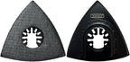 XXGO Oscillating Multi Tool Sanding Kit - 105 Pcs Including Triangle & Finger Sanding Pads, 100 Pcs Multi Tool Sandpaper for Wood