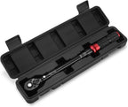 AEROFORCE 3/8-Inch Drive Torque Wrench（5-45 lb.ft / 6.8-61.2 Nm),72 Tooth Dual Direction Reversible Ratchet, Dual Range Scales, Precision Calibrated for Bike, Motorcycle and Car Repair