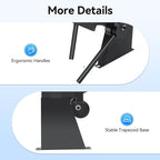 24In Industrial Sheet Metal Hand Brake, Box and Pan Brake, Benchtop Sheet Metal Folder Bending Brakes for Carbon Steel, Copper Plate, Aluminum Plate