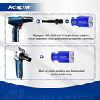 SHDIATOOL Diamond Tile Drill Bits Kit 11pcs, Porcelain Hole Saw Sets, Core Bits Cutter for Drilling Ceramic Marble Granite (6/8/10/25/35/50/65/10MM/2''/SDS/4.5")