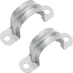 30 PCS 1-9/16 Inch Reinforced Rigid Pipe Strap, 2 Holes U Bracket Cable Clamp Hanger, Zinc Coated Tension Tube Clip, Conduits Strap Clamps for Pipe Fixing on Various Surfaces, 30 PCS(40 mm)