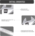 Donext 12 Inch Adjustable Wrench Professional Hand Tool CR-V Steel Crescent Wrench