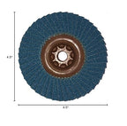 Plantex® Weld-Ex Flap Disc- 80 grit, 4-1/2" Diameter