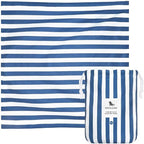 Dock & Bay Quick Drying Towel - for Sports & Gym - Compact, Lightweight - 100% Recycled - Includes Bag - Cabana - Whitsunday Blue, Double Extra Large (180x200cm, 70x78)