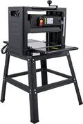 VEVOR Thickness Planer - 13-Inch Benchtop Wood Planer, 2000W, 8000 rpm, 15 AMP, Foldable, 6m/min Planing Speed, Iron Stand, Dust Exhaust for Woodworking