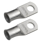 SELTERM 2pcs 1 AWG 5/16" Stud Tinned Copper Wire Lugs, Battery Lugs, Ring Terminals, Battery Cable Ends, 1 Gauge Ring Terminal Connectors, UL Marine Grade Electrical Battery Terminal Connectors
