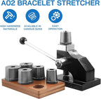 Lakimi Bracelet Sizer Stretcher Enlarger Mandrel Machine – Round & Oval Bangle Expander Tool for Jewelers, Jewelry Making & Repair LK-A02