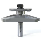 Professional Bevel Raised Panel with Back Cutter Router Bits 1/2 Inch Shank for Cove-Cut and Making Cabinet Door, 3-1/2 Inch Diameter, Used in Combination with Rail and Stile Router Bits