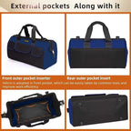 20 Inch Heavy Duty Tools Bag with Wide Mouth for Tool Storage, Carrier and Organizer,Tote Bag for Men/Women, Wide Mouth Tool Bags With Inside Pockets (20 Inch)