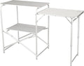 Camping Roll Top Kitchen Made from Weather-Resistant Aluminum (by Caddis Sports)