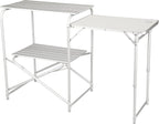Camping Roll Top Kitchen Made from Weather-Resistant Aluminum (by Caddis Sports)