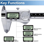 Kynup Digital Caliper, Calipers Measuring Tool with IP67 Waterproof, Extreme Accuracy, Stainless Steel Design, Auto Power Off, Switch from Inch Metric (6Inch/150MM)