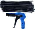 Cable Wire Tie Gun With Cable Ties, Professional Fastening Cable Install and Cut Plastic Nylon Ties Tool