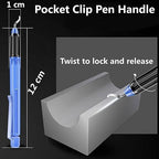 Deburring Tool with 2 Handles and 20 Pcs High Speed Steel Blades, Burr Remover Hand Tool for Resin, Plastics, Copper Pipes, PVC, and 3D Printing Works, Edge Burr Removing Tool