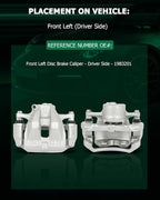SCITOO Front Left Brake Caliper With Bracket 19B3201 Compatible For Toyota For Tacoma 2005-2015