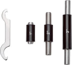 Premium Outside Micrometer Set 0-4" / 0.0001" (0-1"/1-2"/2-3"/3-4") Precision Machinist Tools w/Carbide Tips, Standards, Ratchet Stop, Blue