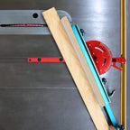 Table Saw Miter Gauge, Works w/Table Saws, Router Table, Band Saw (Red)
