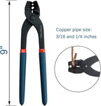 Automotive Tubing Bender Brake Line Bending Tool, Brass Tube Bender Pliers for 3/16 Inch, 1/4 Inch,for Brake, Fuel Line