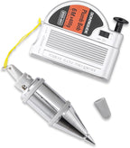 Retractable Plumb Bob Tool for Construction Industry Assignments, 14 oz(400g) Magnetic Plumb Bobs with 19 ft, Can Automatically Stretch the Line & Quickly Stabilize