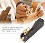 Mini Wood Planer, 3 inch Wood Hand Planer Ebony Woodworking Plane for Planing Smoothing Flat Bottom Trimming Perfect for Carpenter DIY Cutting Tool for Woodworking