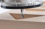 SYT Spiral Router Bits 1/4" Cutting Dia. with 1/4" Shank CNC Upcut End Mill & Downcut End Mill Engraver Carving 2-1/2 inch Long for Woodwork