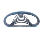 3/8 x 13 Inch Sanding Belts - Starcke Premium 60 Grit Blue Zirconia Cloth Belt Sanders for Woodworking, Metal, Composites & Aluminum, Autobody Sandpaper Belts, Narrow Air File Belt Sanding - 30 Pack
