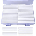 XHF 205 PCS Length 3.5" White 3:1 Waterproof Automotive Electrical Heat Shrink Tubing Assortment Kit Large Size Marine Grade Adhesive Lined Tube, Insulation Sealing