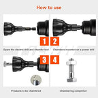 Deburring External Chamfer Tool, 1/8”-3/4”Sharp Tungsten Carbide Blades Deburring Hex Shank Drill Bit for Metal Rod Bolt Pipe 3D Printing PVC
