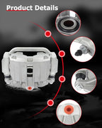 cciyu 18-B4727 Rear Right Brake Caliper Assembly w/Bracket For Cadillac 2000-2002,For Chevy 1999-2005,For GMC 1999-2005