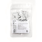 1000 pcs Low Voltage B Connectors for Indoor Wiring AWG 22–26 Small Gauge Dry Bean-Style Butt Splice Terminals for Telephone, Alarm, Security, Intercom, and Network Applications (No Gel)