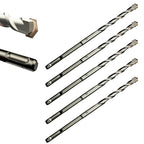 Direko 5-Piece 1/2 inch x 8 Inch SDS Plus Rotary Hammer Drill Bits Carbide Tipped Concert Drill Bits for Concrete, Brick, Cement Walls, Stone, Hammer Drill Bits for Concrete