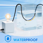 TICONN 150 PCS Solder Seal Wire Connectors, Heat Shrink Butt Connectors, Waterproof and Insulated Electrical Wire Terminals, Butt Splice (150PCS, Blue)