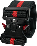 MELOTOUGH 2" Nylon Web Work Belt with Heavy Duty Quick Release Rugged Metal Buckle outdoor men's belt