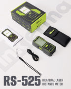 Dual Laser Measurement Tool, 525Ft/160M Bilateral Laser Distance Meter, Rechargeable Laser Measure with Ft/in/M Multiple Units, Angle Sensor, Pythagorean Mode, Area and Volume