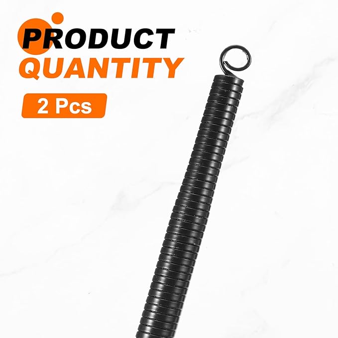 HARFINGTON 2pcs PVC Spring Tube Bender 12.5mm OD 380mm Long B Type Conduit Pipe Bender Bending Spring for Pipe Bending Devices in Home Hydropower, Black